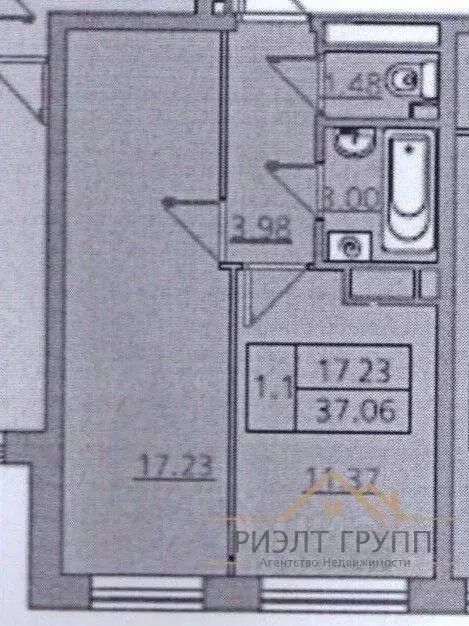 1-к кв. Татарстан, Казань ул. Братьев Батталовых, 20Ак2 (37.0 м) - Фото 2