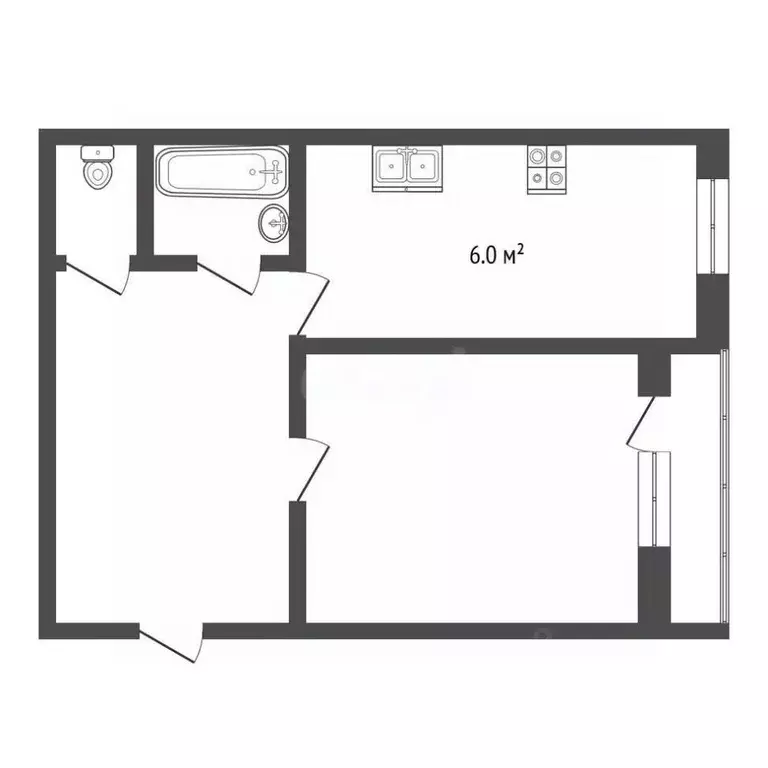 3-к кв. Челябинская область, Челябинск ул. Чайковского, 9а (58.0 м) - Фото 1