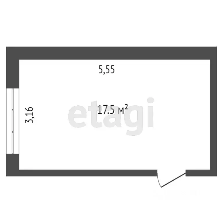 Комната Тюменская область, Тюмень Олимпийская ул., 19 (17.5 м) - Фото 1