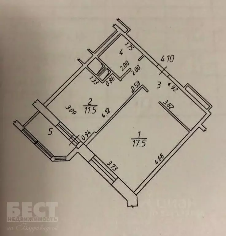 1-к кв. Московская область, Красногорск бул. Космонавтов, 7 (41.0 м) - Фото 0