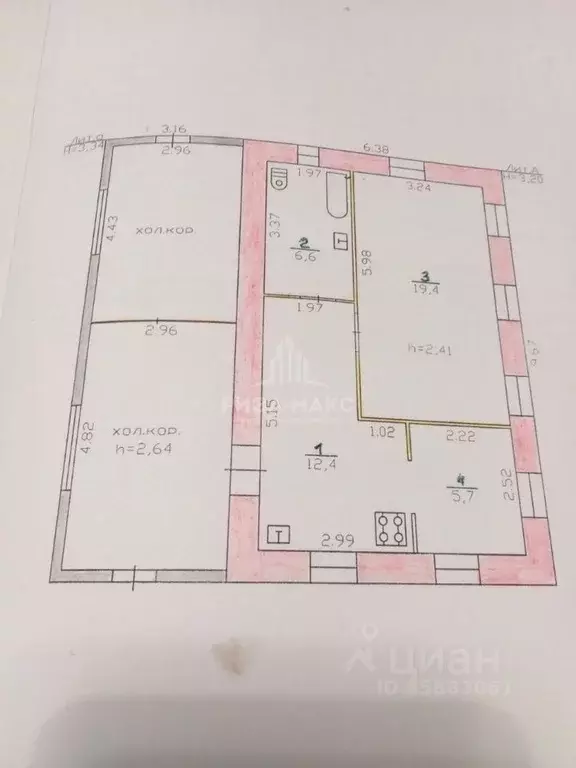 Дом в Орловская область, Хотынецкий район, Аболмасовское с/пос, д. ... - Фото 2