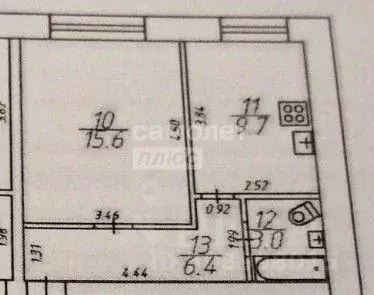 1-к кв. Удмуртия, Ижевск ул. Серова, 34 (34.7 м) - Фото 0