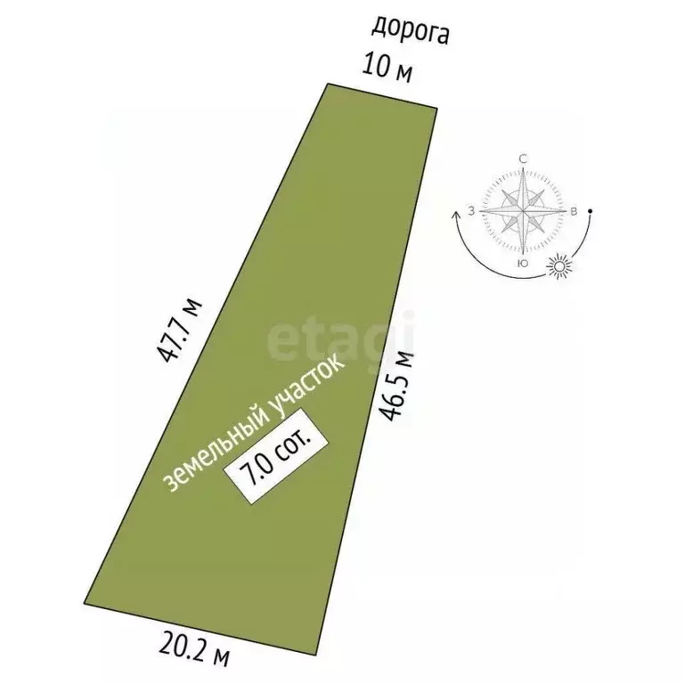 Участок в Крым, Симферополь ул. Беспалова (7.0 сот.) - Фото 2