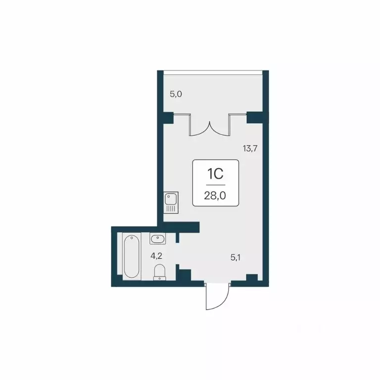 Студия Крым, Алупка ш. Севастопольское, 2А (28.0 м) - Фото 1