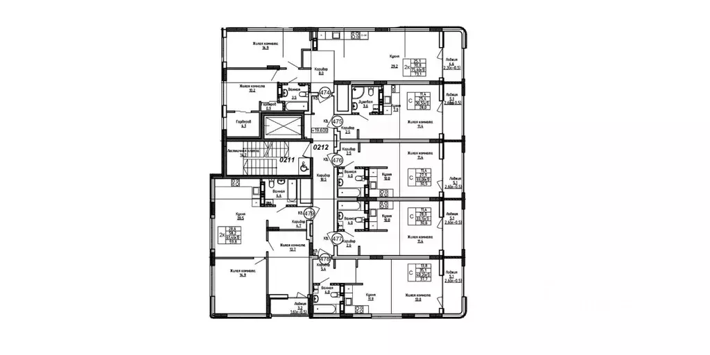 2-к кв. Калининградская область, Калининград Теодор Кроне жилой ... - Фото 2
