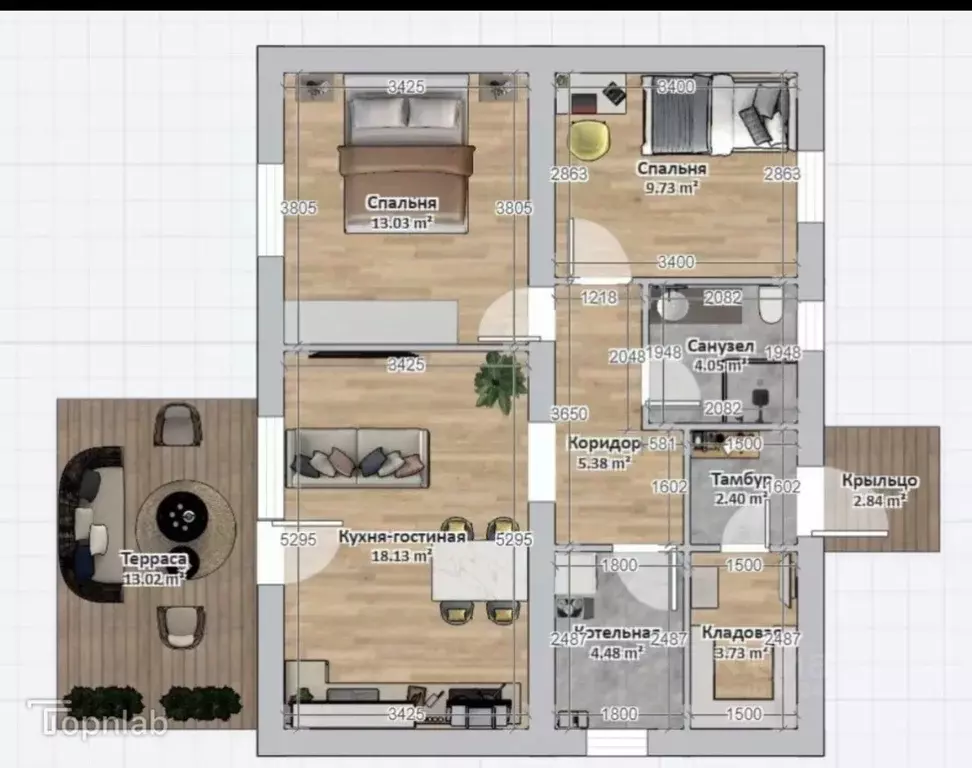 Дом в Тульская область, Щекинский район, Яснополянское с/пос, д. ... - Фото 2