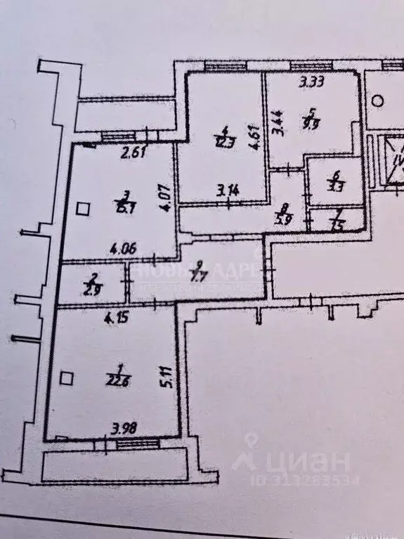 3-к кв. Калужская область, Калуга Аллейная ул., 19 (84.0 м) - Фото 0