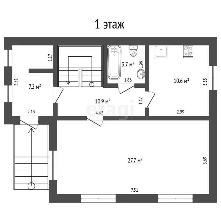 Дом в Тюмень, садовое товарищество Энергия, Центральная улица (108.9 ... - Фото 2