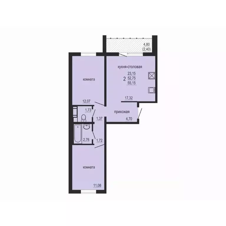 2-к кв. Челябинская область, Челябинский городской округ, пос. ... - Фото 0