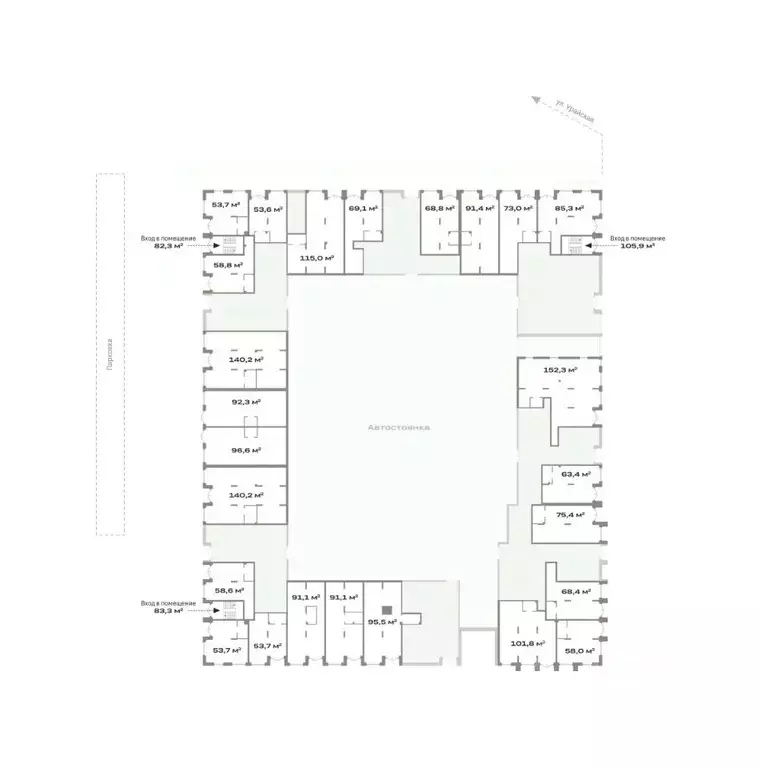 Помещение свободного назначения в Тюменская область, Тюмень Зарека ... - Фото 2