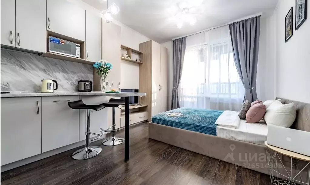 Студия Санкт-Петербург Светлановский просп., 8 (22.0 м) - Фото 1