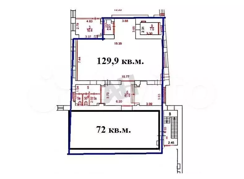 Аренда (ПСН) пл. 272 м2 м. Бауманская в цао в - Фото 0