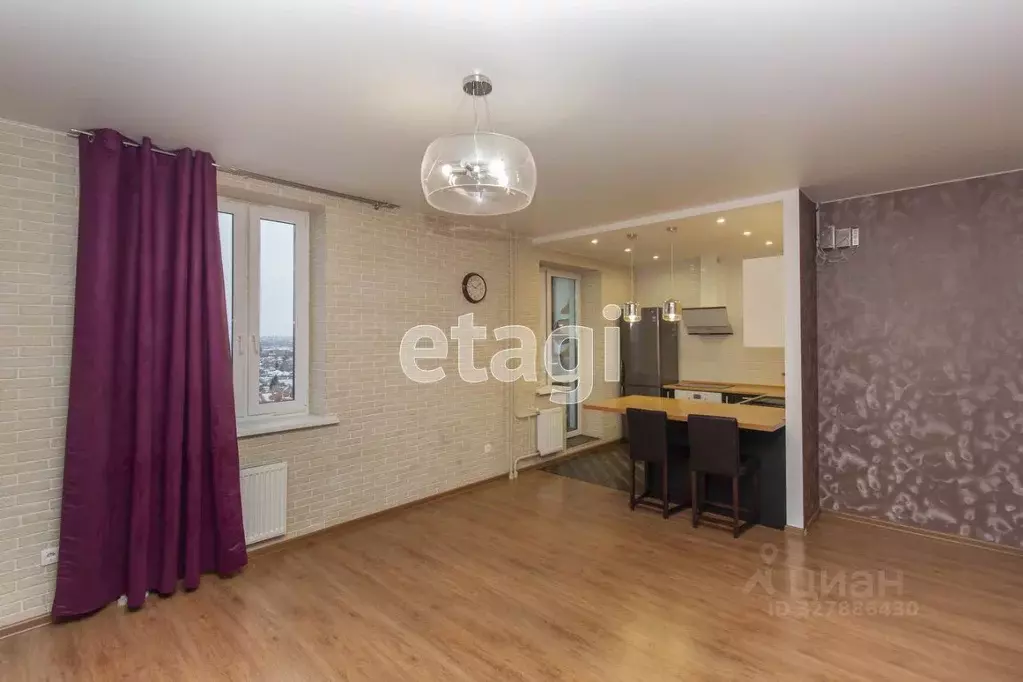 1-к кв. Тюменская область, Тюмень ул. Беляева, 35к1 (51.9 м) - Фото 2