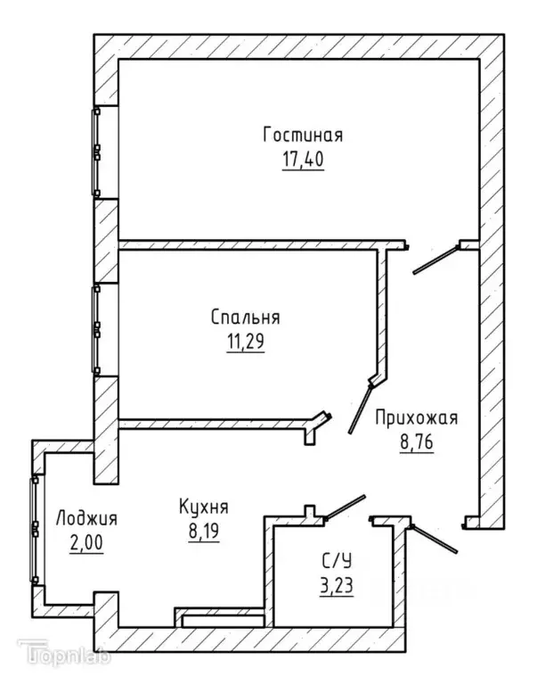 2-к кв. Кабардино-Балкария, Нальчик городской округ, с. Кенже ул. ... - Фото 2