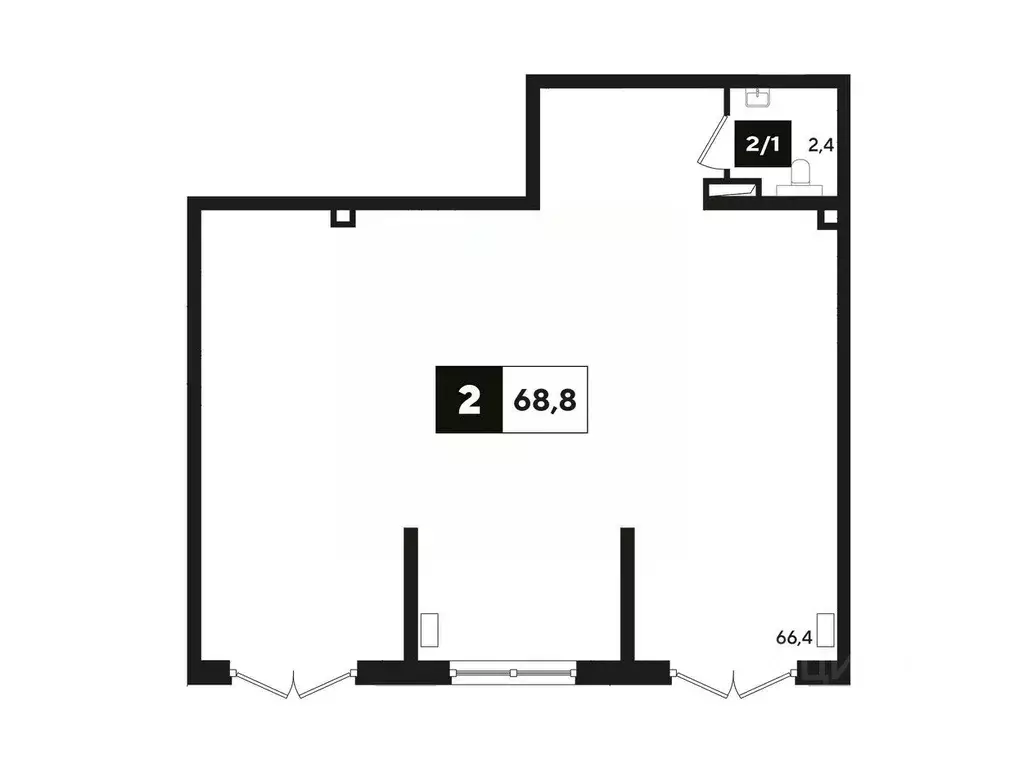 Помещение свободного назначения в Краснодарский край, Краснодар ул. ... - Фото 1