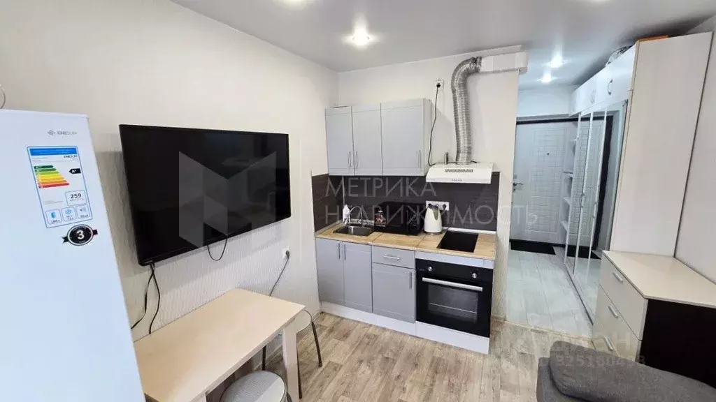 Студия Тюменская область, Тюмень ул. Новоселов, 107к2 (17.87 м) - Фото 1