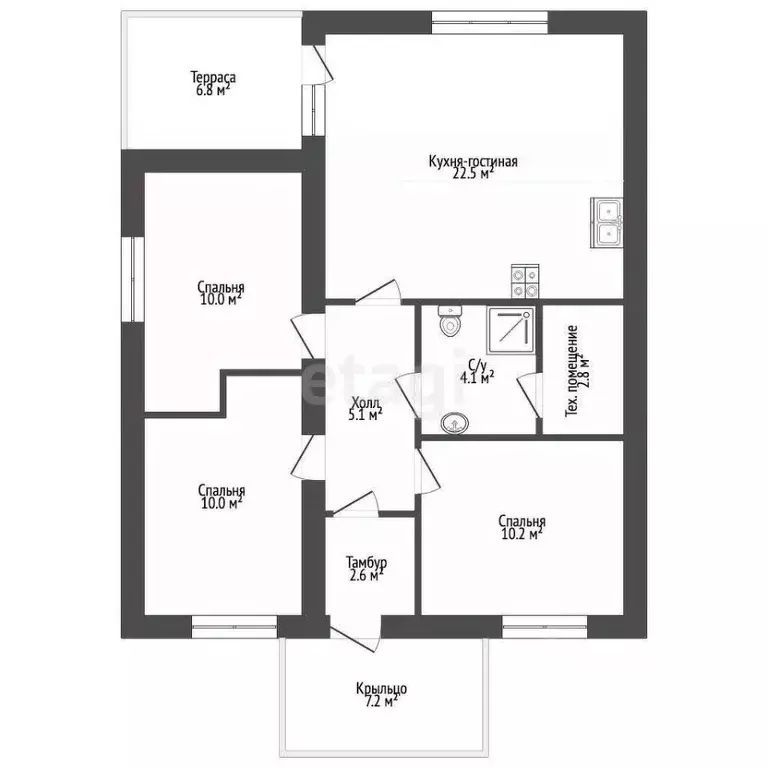 Дом в Ярославская область, Угличский муниципальный округ, д. Дядьково  ... - Фото 1