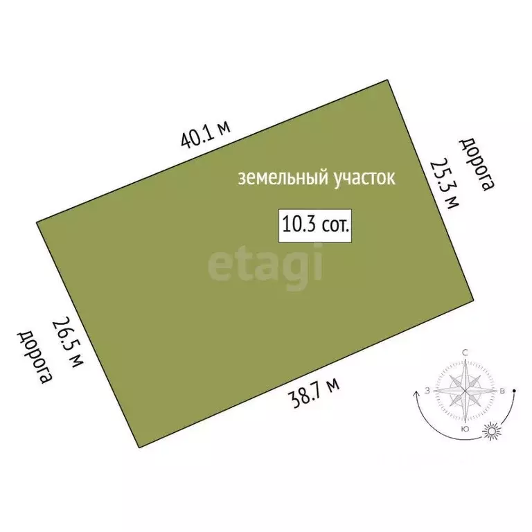 Участок в Тюменская область, Тюменский муниципальный округ, пос. ... - Фото 2