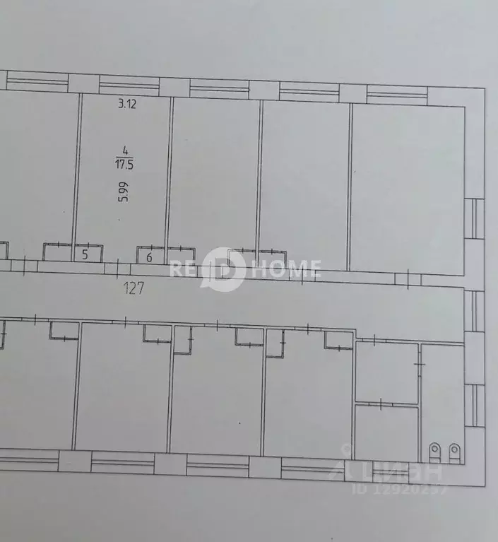 Комната Пермский край, Пермь бул. Гагарина, 58А (17.5 м) - Фото 1