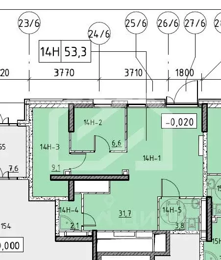 Помещение свободного назначения в Москва 2-й этап тер., Лучи жилой ... - Фото 2