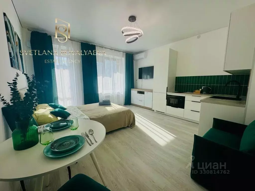 Студия Санкт-Петербург ул. Струве, 12к1 (25.9 м) - Фото 1