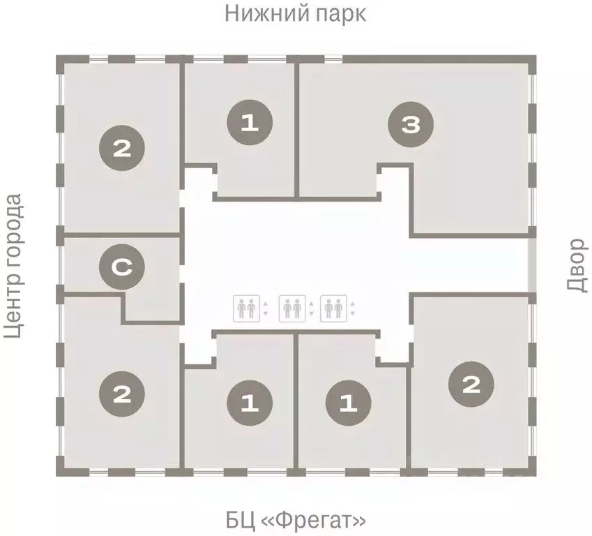 3-к кв. Липецкая область, Липецк пл. Петра Великого, 1 (126.09 м) - Фото 1