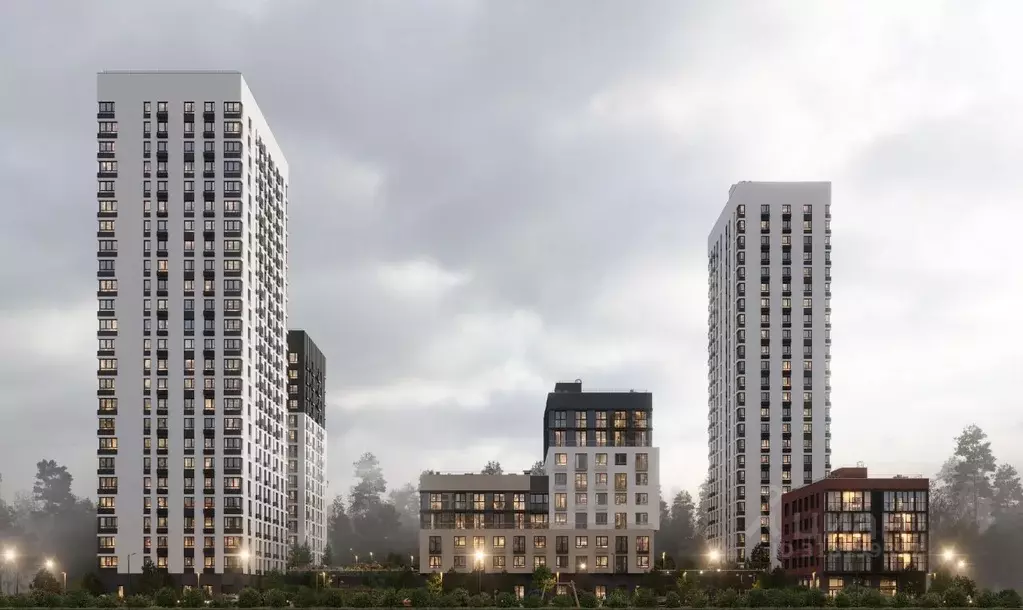 2-к кв. Свердловская область, Екатеринбург ВИЗ жилрайон, Риверсайд ... - Фото 1