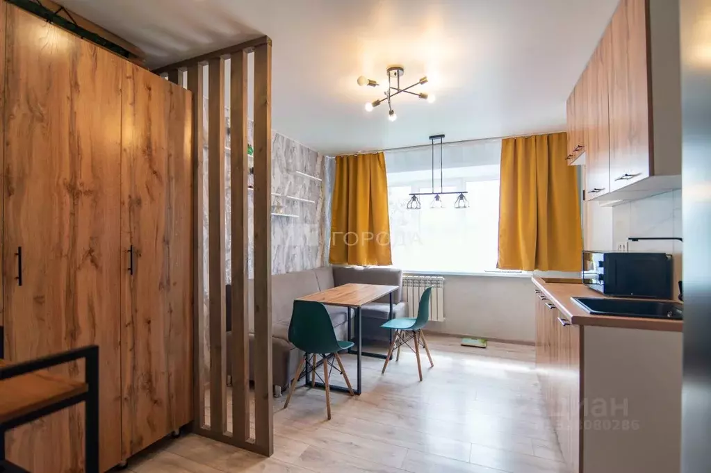 1-к кв. Алтайский край, Барнаул Новосиликатный мкр, Благовещенская ... - Фото 1