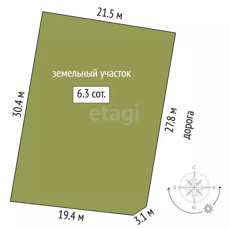 Участок в Тюменская область, Тюмень СОСН Сирень тер., ул. Ореховая ... - Фото 2