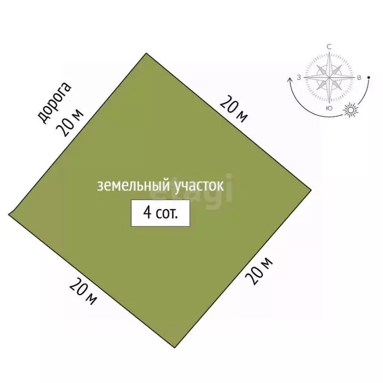 Участок в Ростовская область, Мясниковский район, Краснокрымское ... - Фото 2