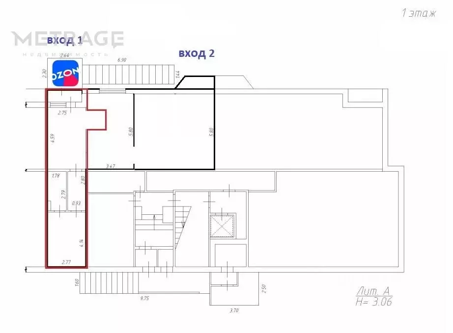 Помещение свободного назначения в Красноярский край, Норильск Рудная ... - Фото 2