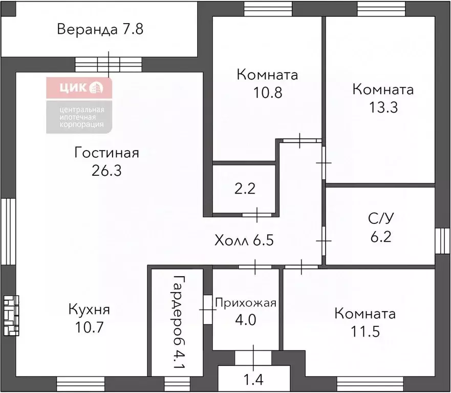 Дом в Рязанская область, Рязанский район, Дядьковское с/пос, пос. ... - Фото 2