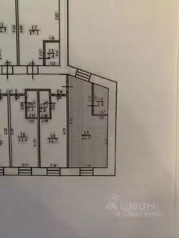 Комната Санкт-Петербург Лиговский просп., 71П (22.0 м) - Фото 1