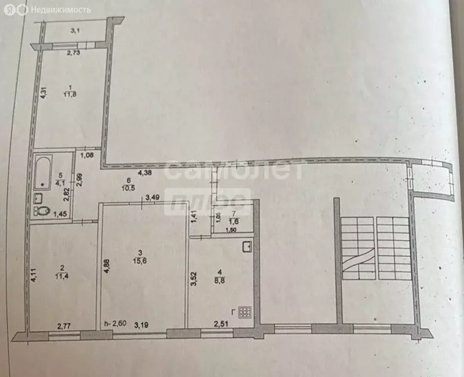 3-комнатная квартира: Ишим, Деповская улица, 208 (63.8 м) - Фото 0