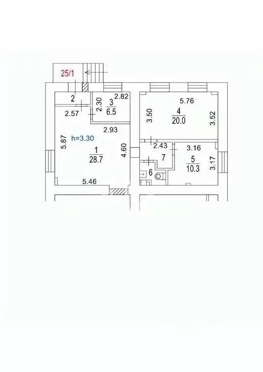 Офис в Москва 1-й Боткинский проезд, 2/6 (75 м) - Фото 1