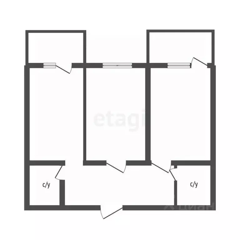 2-к кв. Иркутская область, Иркутск ул. Пискунова, 138/1 (62.4 м) - Фото 2