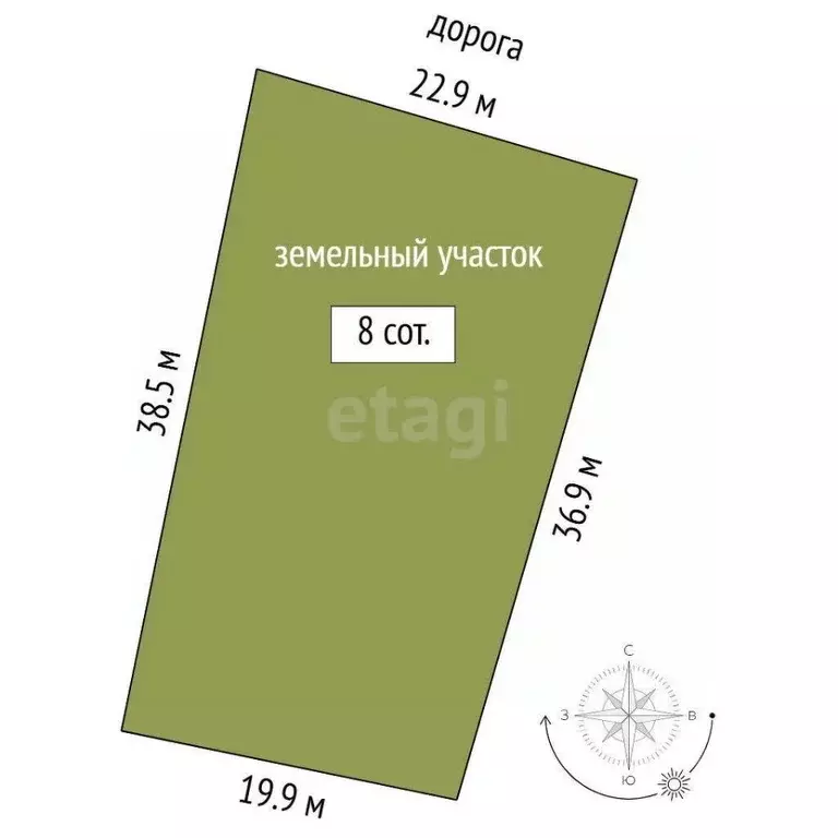 Участок в Тюменская область, Нижнетавдинский муниципальный округ, с. ... - Фото 2