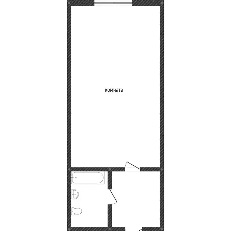 Квартира-студия: Кемерово, Ленинградский проспект, 18А (23 м) - Фото 0