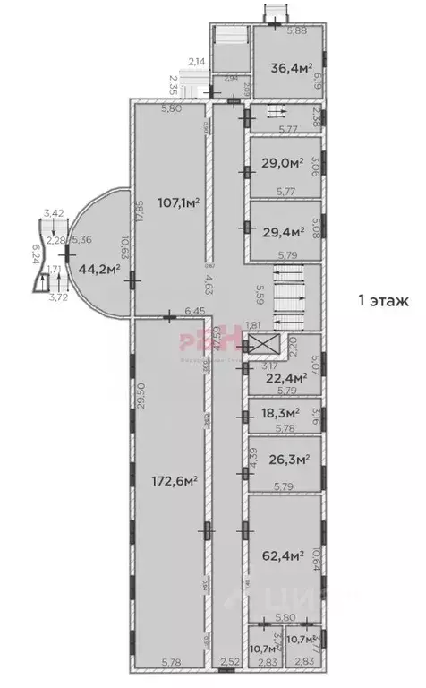 Торговая площадь в Тюменская область, Тюмень Парфеново мкр, ул. ... - Фото 1