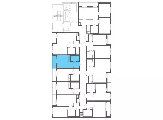 Квартира-студия: посёлок Шушары, Старорусский проспект, 3к1 (20.5 м) - Фото 2