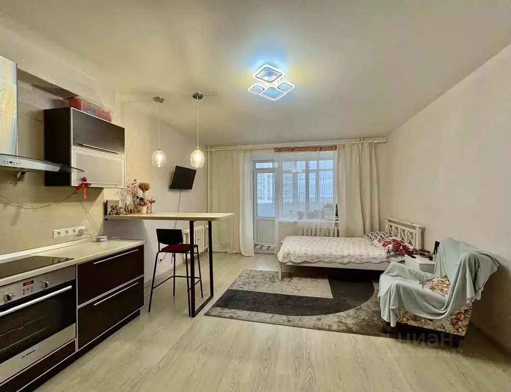 Студия Пермский край, Пермь ул. Веры Засулич, 46А (29.9 м) - Фото 1