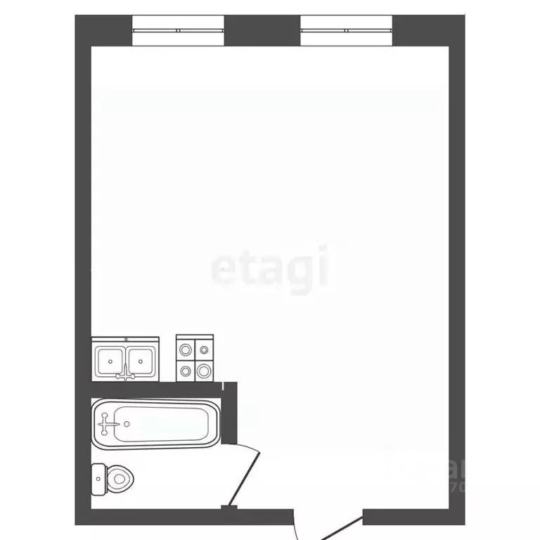 Студия Ямало-Ненецкий АО, Муравленко ул. 70 лет Октября, 45 (25.0 м) - Фото 2