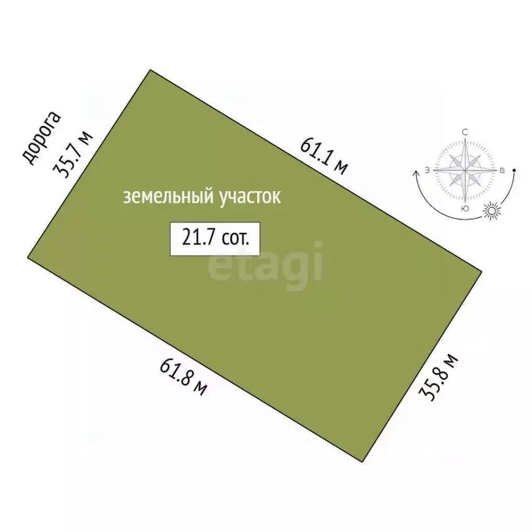 Участок в Тюменская область, Тюменский муниципальный округ, д. ... - Фото 2