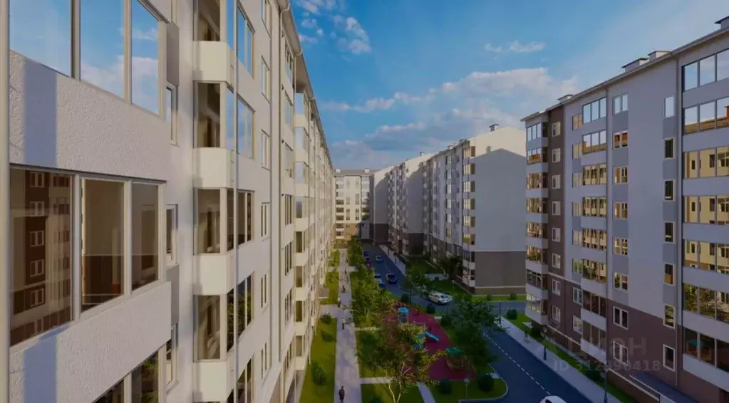 1-к кв. Кабардино-Балкария, Нальчик ул. А.А. Кадырова, 28 (43.28 м) - Фото 0