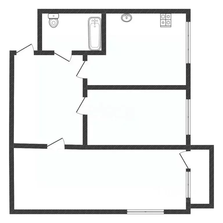 2-к кв. Алтайский край, Бийск ул. Имени Героя Советского Союза ... - Фото 2