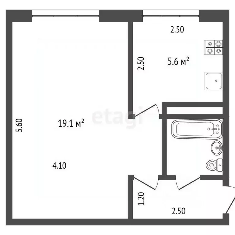 1-к кв. Орловская область, Орел ул. Матвеева, 8 (30.8 м) - Фото 0