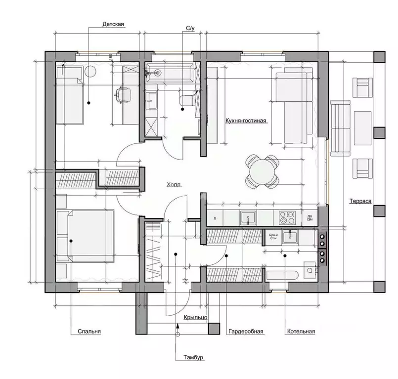 Дом в Курская область, Курск ул. 2-я Степная, 28 (61 м) - Фото 1