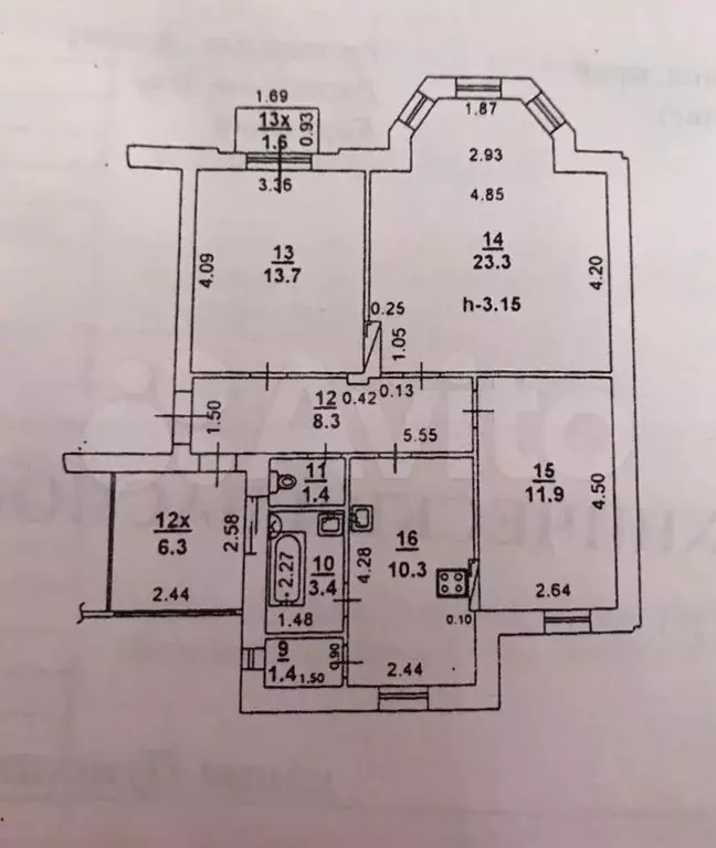 3-к. квартира, 75 м, 2/3 эт. - Фото 0