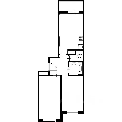 2-к кв. Санкт-Петербург проезд Дизельный, 11к2 (61.6 м) - Фото 2