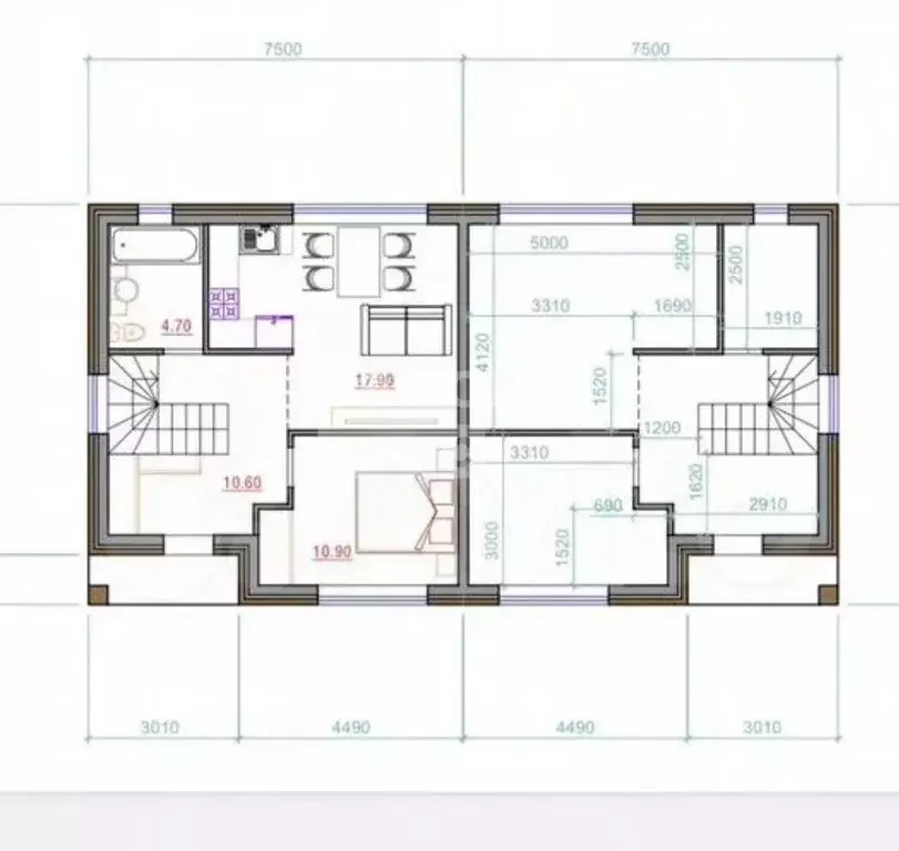 Таунхаус в Краснодарский край, Динской район, Старомышастовская ст-ца ... - Фото 2